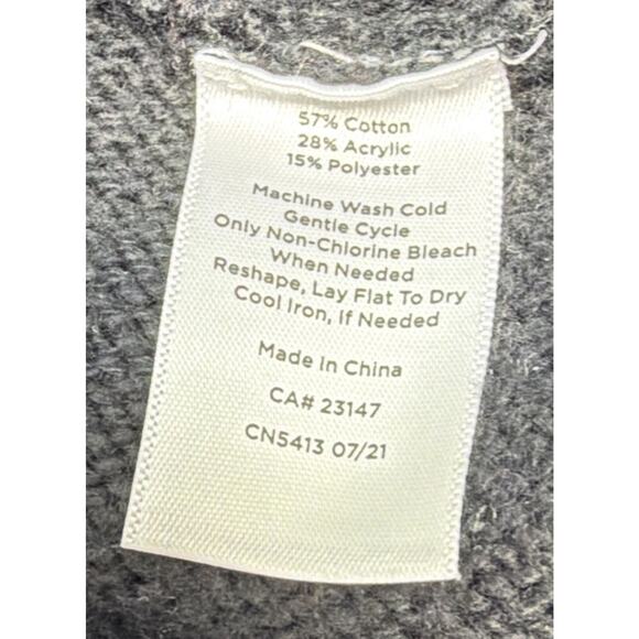 Talbots Dress Large Sweater Sleeveless Turtleneck Black Chunky Knit - Picture 6 of 6